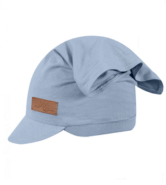 Chustka z daszkiem, czapka na lato dla chłopca,  Winnd, niebieska, 46-48 cm