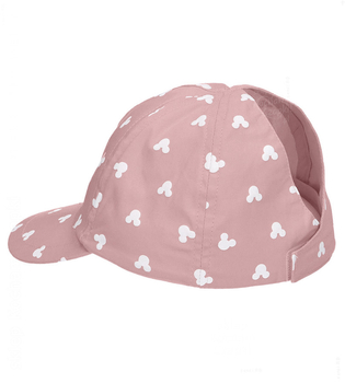 Czapka z daszkiem dla dziewczynki, UV 30+, Fonsia, brudny róż, 52-56 cm