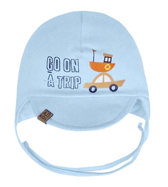 Czapka wiosenna / jesienna dla chłopca, niebieski, Goonatrip, 43-46 cm