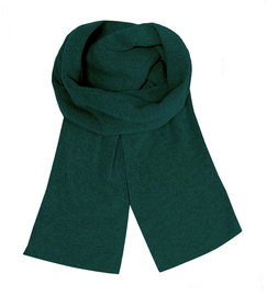 Sal damski, wełna (80%), SZ025, zielony butelkowy