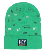 Czapka wiosenna jesienna dla chłopca, zielona, Hey Super, rozm. 46-50 cm