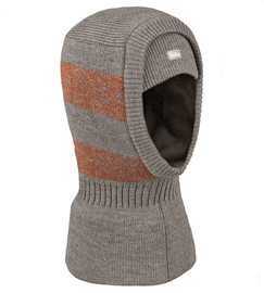 Kominiarka zimowa dla chłopca, szary, Wintah, 52-56 cm