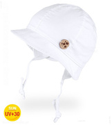 Czapka na lato dla dziewczynki, filtr UV, Larissa, rozm. 44-46cm