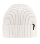 Czapka zimowa damska, wełna merino, Geman, biała, 54-56 cm