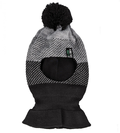 Czapka, kominiarka dla chłopca, zimowa, Benitto, czarna, 48-52 cm