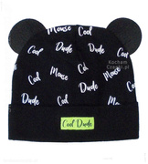 Czapka z uszami dla chłopczyka  Cool Dude , rozm. 42-46 cm