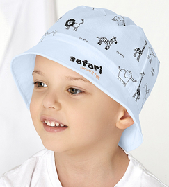 Kapelusz dla chłopca, na lato, niebieski jasny, Ziweto, 50-52 cm