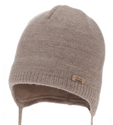 Czapka na jesień/wiosnę dla chłopca, Lavdis, beżowa, 44-46 cm