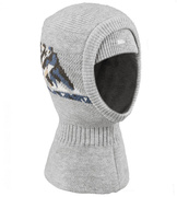 Kominiarka zimowa dla chłopca, Fliggy, szara, 48-52 cm