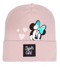 Czapka jesienno/zimowa dziewczęca, Katarina z myszką Minnie, rozm. 52-54cm