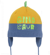 Czapka dla chłopca, przejściowa, dinozaur, Jarrd, rozm. 46-49 cm