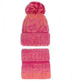 Komplet czapka i komin, Gunila, dla dziewczynek rozm. 52-56 cm