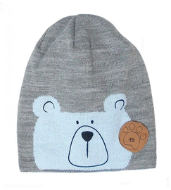 Czapka chłopięca zimowa, smerf, Kacey, rozm. 46-48 cm