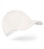 Czapka z daszkiem, damska, bawełniana, mleczna, 54-56 cm