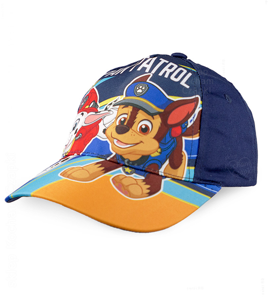 Czapka z daszkiem na lato dla chłopca, Psi Patrol, W04, granatowa, 52-54 cm