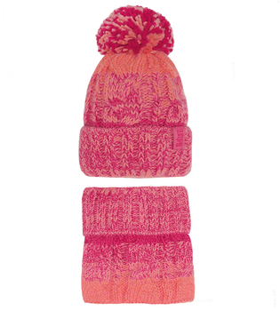 Komplet czapka i komin, Gunila, dla dziewczynek rozm. 52-56 cm