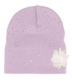 Czapka wiosenna/jesienna dla dziewczynki, fioletowa, Refia, rozm. 52-54 cm