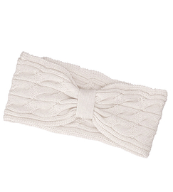 Opaska z wełny merino dla dziewczynki, Olbifine, blady beż, 48-52