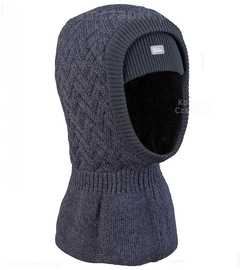 Kominiarka zimowa dla chłopca, granatowa, Baridi, 50-54 cm