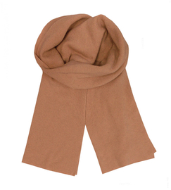 Szalik damski, wełniany (80%), SZ025, karmelowy