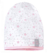 Czapka wiosenna /jesienna, dla dziewczynki, Kitty Star, różowa, 44-46 cm
