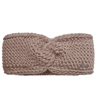 Opaska na głowę damska, beżowa ciemna (4), Lovia, rozm. 57-60 cm