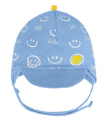 Czapka dla chłopca wiosenna-jesienna, niebieska, Philip, 44-46 cm