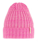 Czapka zimowa damska, Simmi,z wełną merino, różowa, 55-58 cm