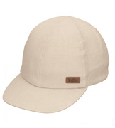 Czapka z daszkiem dla dziecka, z filtrem UPF 30+, Pablo, jasny beżowy, 50-54 cm