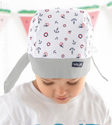 Chustka na głowę, wiązana z tyłu bandamka, Filippo rozm. 42-44 cm