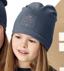 Czapka wiosenna/jesienna, dla dziewczynki, Sebesi, niebieski, 52-54cm