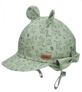 Czapka na lato z daszkiem, filtr UV,  Kumdar, zielona, 52-54 cm