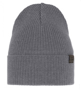 Czapka wiosenna/jesienna w prążek, szara, Doran, 50-54 cm