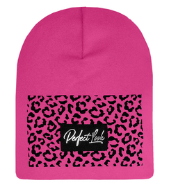 Czapka wiosenna/jesienna damska, amarantowa, Perfect Look, 56-58 cm