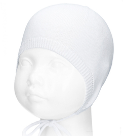 Czapka wiosenna, na lato dla chłopca, biała, Sedre, rozm. 44-48 cm