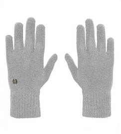 Rękawiczki damskie wełniane, 70% wełny, szare,  s-l
