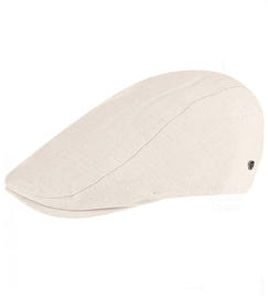 Kaszkiet męski na lato, K-13, jasny beżowy,  56-59 cm