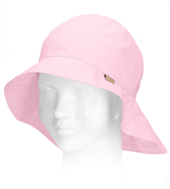 Kapelusz dla dziewczynki z filtrem UV, Tomisia, róż jasny, 50-52 cm
