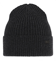 Czapka merino męska, zimowa, Evonan, grafitowy, 54-56 cm