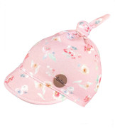 Czapka dla dziewczynki na wiosnę/lato, różowa,  rozm. 38-42 cm