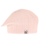 Beret dla dziewczynki wiosenny, brzoskwiniowy, Dilha, 49-53 cm