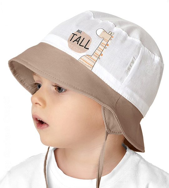 Kapelusz dla chłopca, wiązany, na lato, Tinggi, 49-51 cm