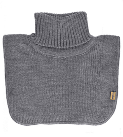 Komin z golfem, golfik, podszewka polar, szary, 3-6 lat