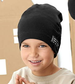 Czapka wiosenna/jesienna dla chłopca, czarny, Otreio, 48-51 cm