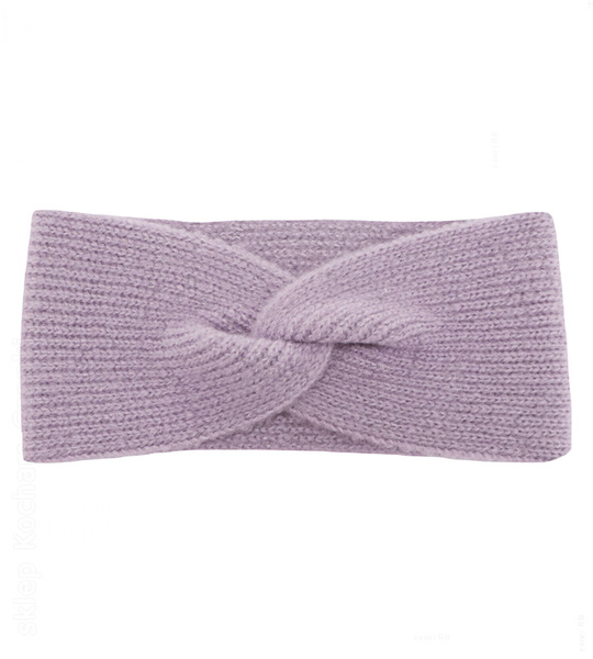 Opaska zimowa damska, Loreen, wrzosowy, 55-60