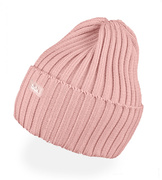 Czapka merino damska Micaelo, różowa, 56-60 cm