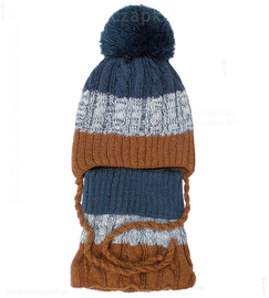 Komplet czapka i komin golf Bengt rozm. 44-46 cm