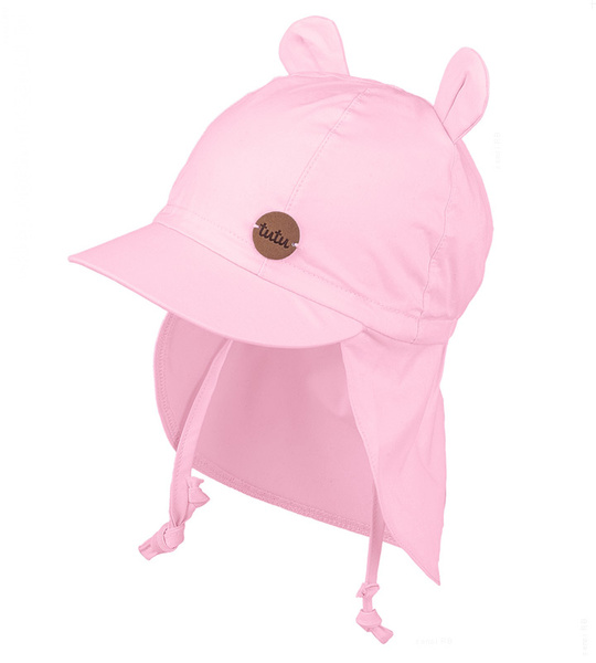 Czapka dla dzieci, na lato, z filtrem UV, Lenet, safari, różowa, rozm. 50-52