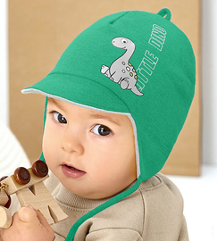 Czapka wiosenna / jesienna dla chłopca, zielona, Xiode, 40-42 cm