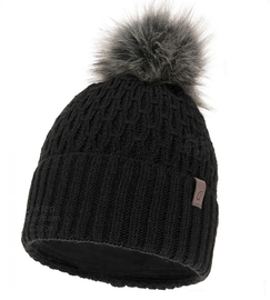 Czapka zimowa damska, Baliana, czarny,  56-60 cm